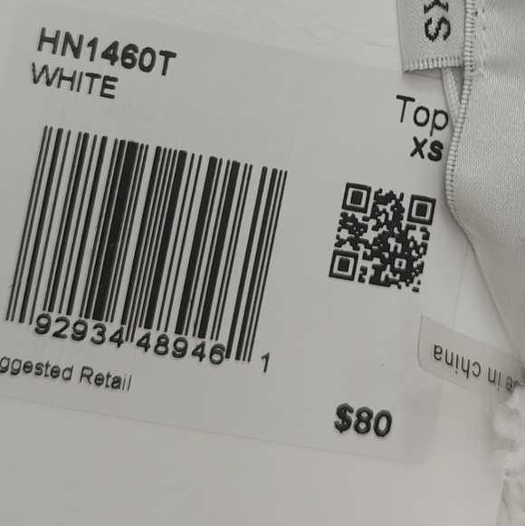 Endless Rose White Tweed Top - Picture 5 of 5